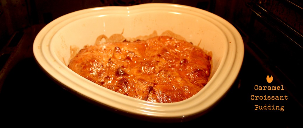 Caramel Croissant Pudding