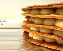 Caramelised Apple Mille Feuille