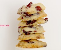 Cranberry & White Chocolate Shortbread